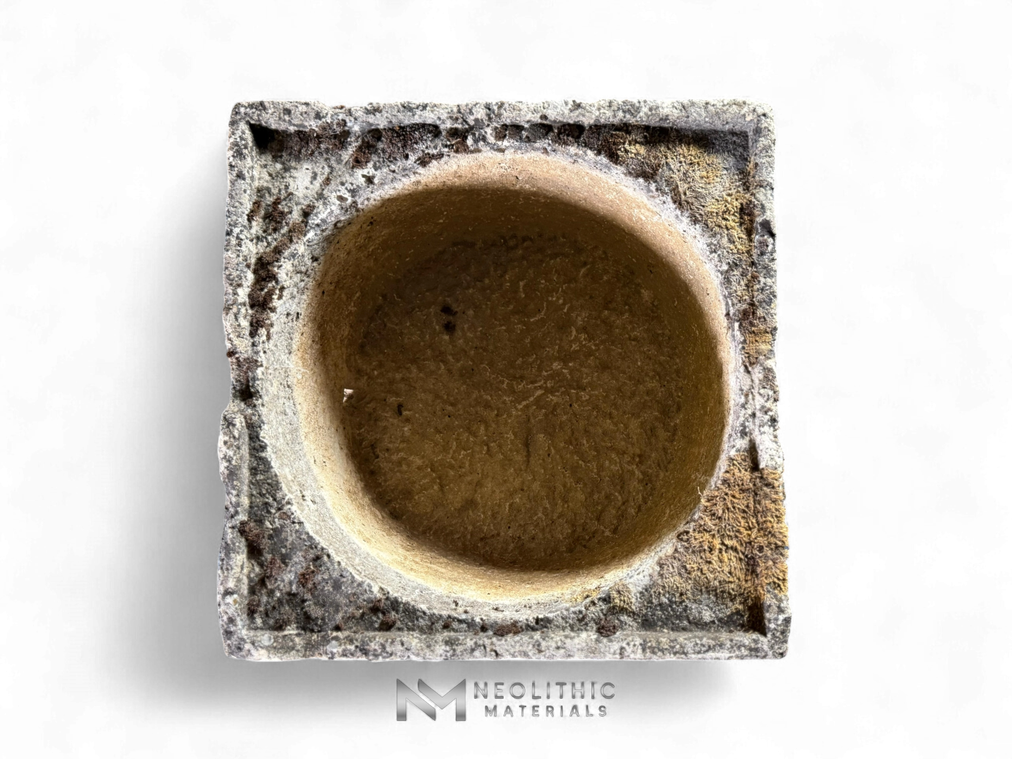 French Antique 19th Century Square Limestone Trough - Image 5